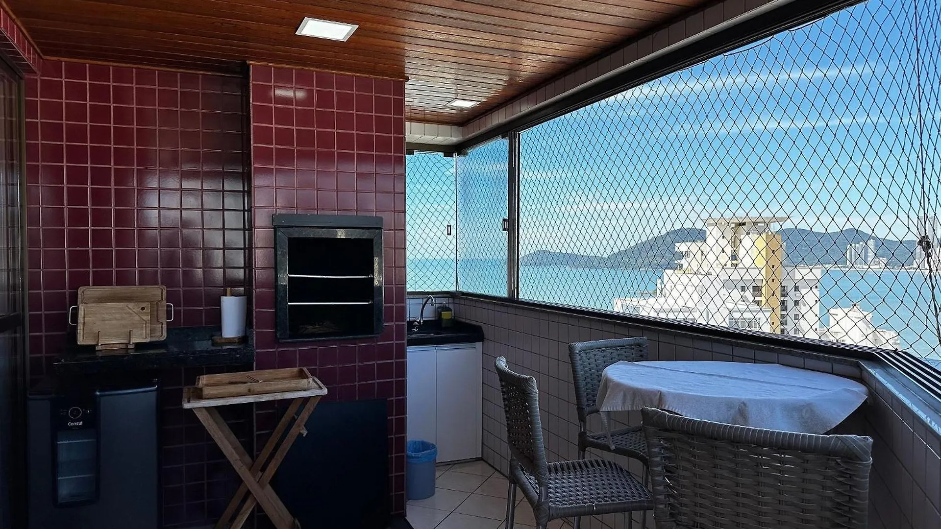 Ct01- Vista Mar| Telas Protecao| Churrasq, Garagem Apartment Balneario Camboriu